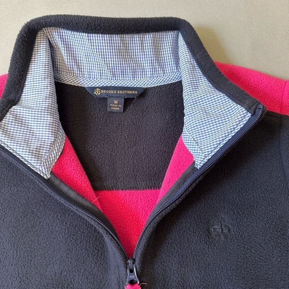 Brooks Brothers Fleece Vest Jacket Women Size M - Picture 4 of 6